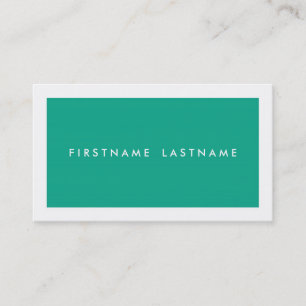 Personal Networking Business Cards in Emerald