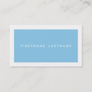 Personal Networking Business Cards in Light Blue