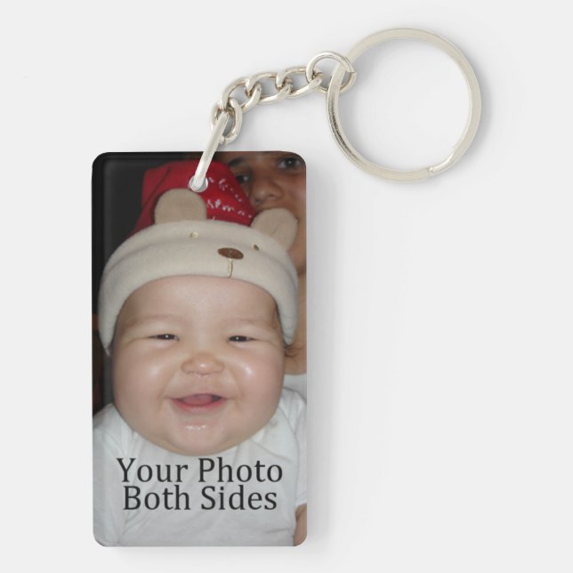 Personal Photo Key Ring (Back)