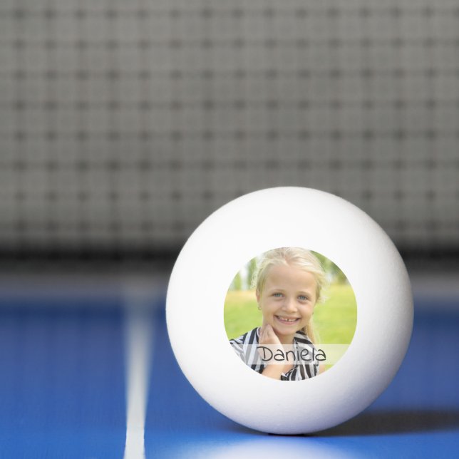 Personal photo Name Tamplate Ping Pong Ball (Net)
