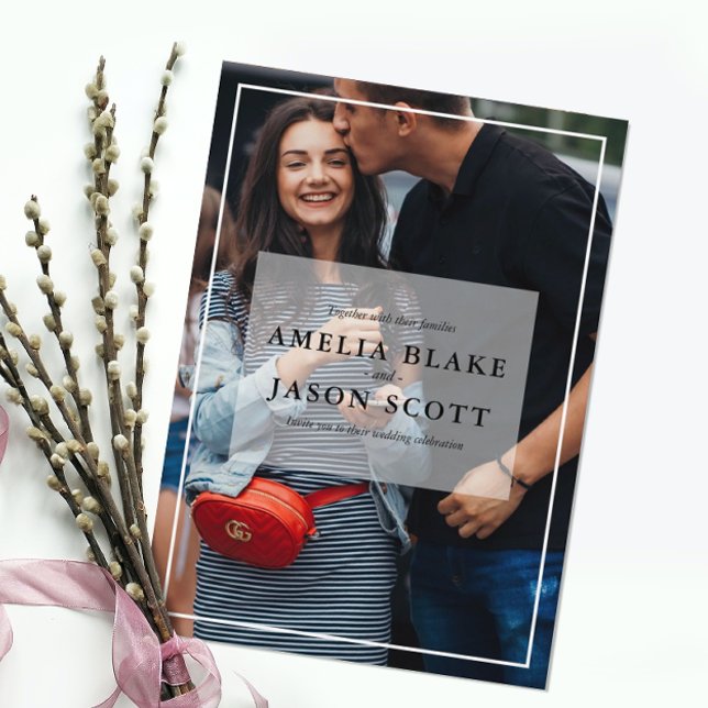 Personal Photo Wedding Invitation (Creator Uploaded)