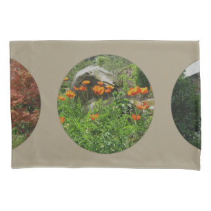 Personal Photos Polka Dots on Latte Pillowcase