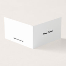 Personal Pronoun Preference Card