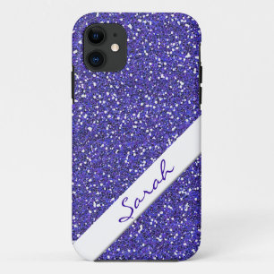 Personal Purple Glitter iPhone 11 Case