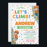 Personal Rock Climbing Birthday Invitation<br><div class="desc">Get ready for an adventurous ascent with our Personal Rock Climbing Birthday Invitation! Customize the details to match your style, add vibrant colors, and let's create an invitation that captures the spirit of rock climbing excitement. Whether it's an indoor climbing gym or an outdoor adventure, mark the date, gather your...</div>