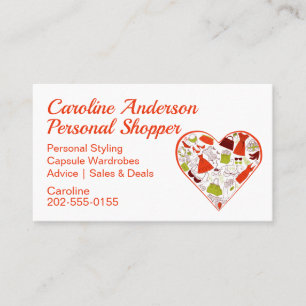 Personal Shopper Clothes Fashion Stylist Business Card