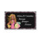 Personal Shopper Zebra Print Business Card