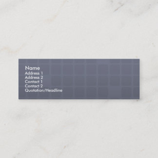 Personal Skinny Business Card