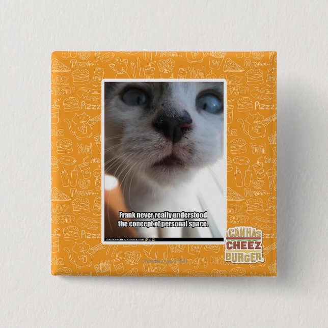 Personal Space 15 Cm Square Badge (Front)