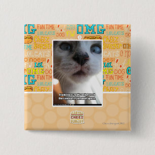 Personal Space 15 Cm Square Badge