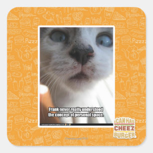 Personal Space Square Sticker