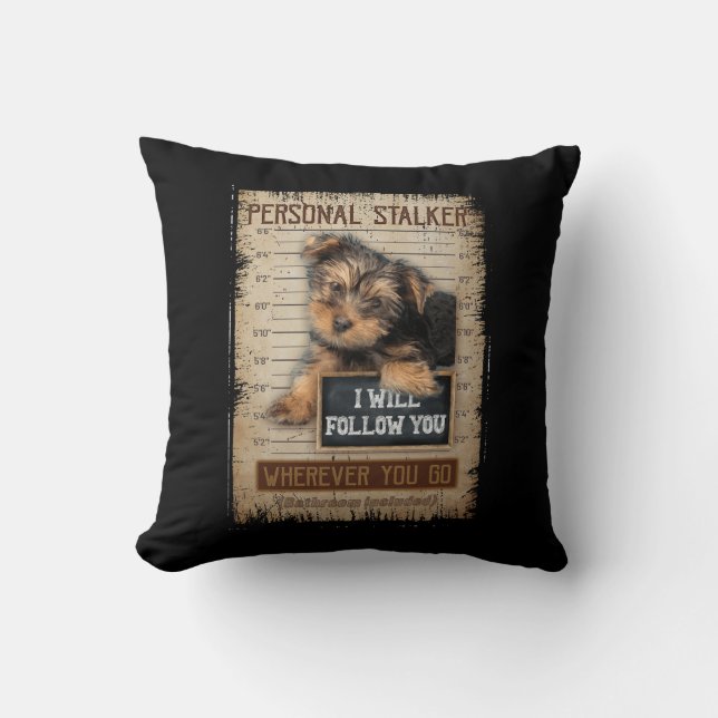 Personal Stalker Portuguese Water Dog I'll Follow  Cushion (Front)