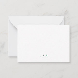 Personal Stationery Card