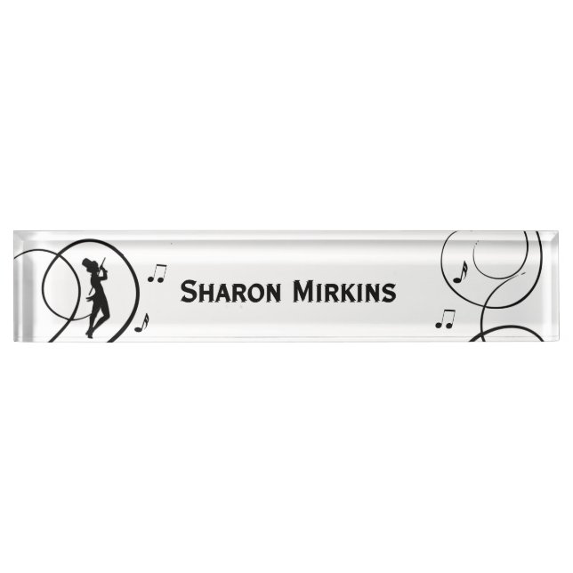 Personal Tap Dance Design Nameplate (Front)