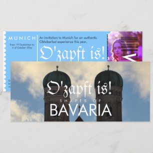 Personal Ticket Invitation Oktoberfest Munich