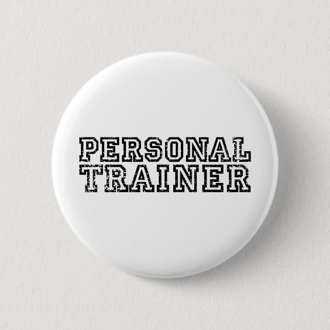 Personal Trainer 6 Cm Round Badge (Front)