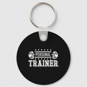 Personal Trainer Bodybuilding Fitness Instructor W Key Ring