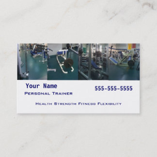 Personal Trainer Business Card