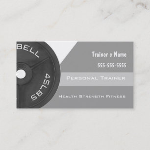 Personal Trainer Business Card