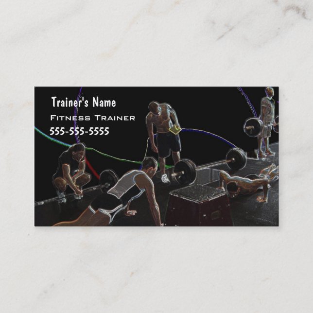 Personal Trainer Business Card (Front)
