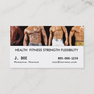 Personal Trainer Business Card