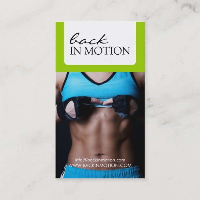 Personal Trainer Business Card (Front)