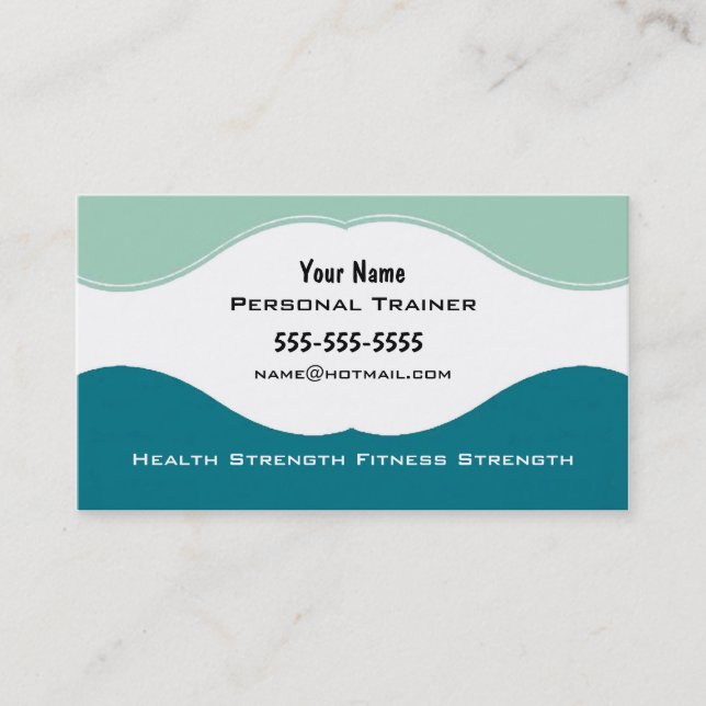 Personal Trainer Business Card (Front)