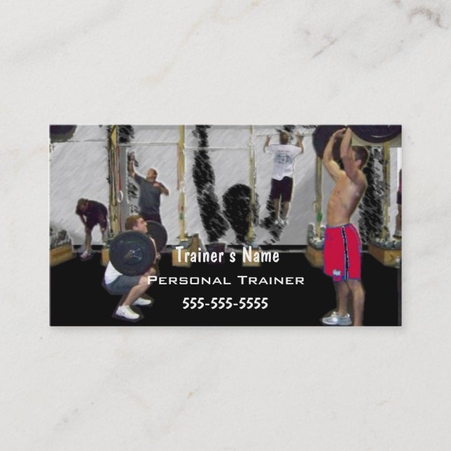 Personal Trainer Business Card (Front)