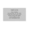 Personal Trainer Business Card