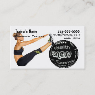 Personal Trainer Business Card