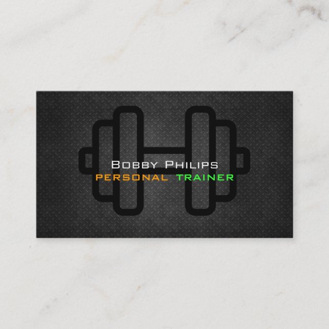 Personal trainer Business card (Front)