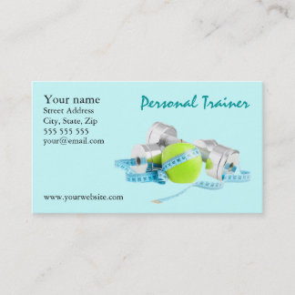 Personal Trainer business card