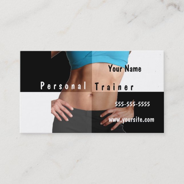 Personal Trainer Business Card (Front)