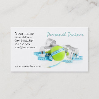 Personal Trainer business card
