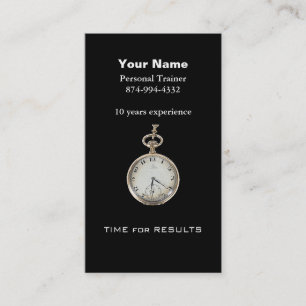 Personal Trainer Business Card