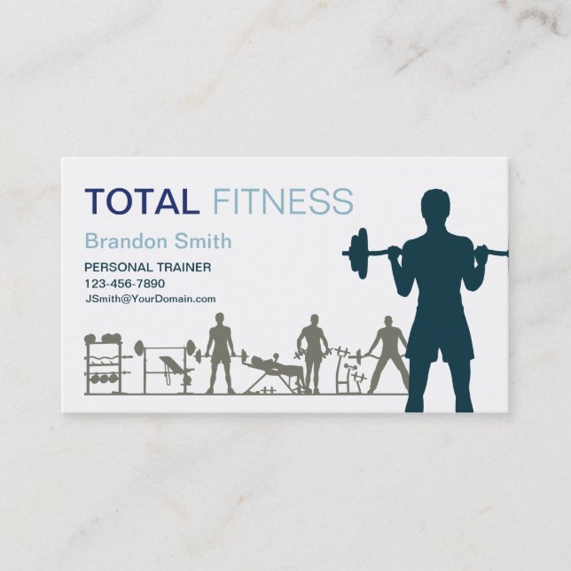 Personal Trainer Business Card (Front)