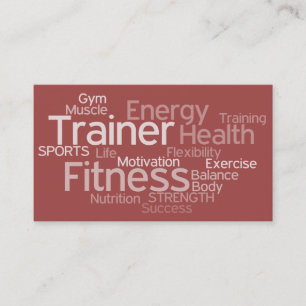 Personal Trainer Business Card