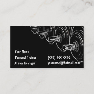 Personal Trainer Business Card