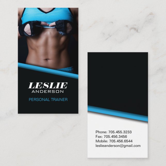 PERSONAL TRAINER BUSINESS CARD (Front/Back)