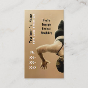 Personal Trainer Business Card