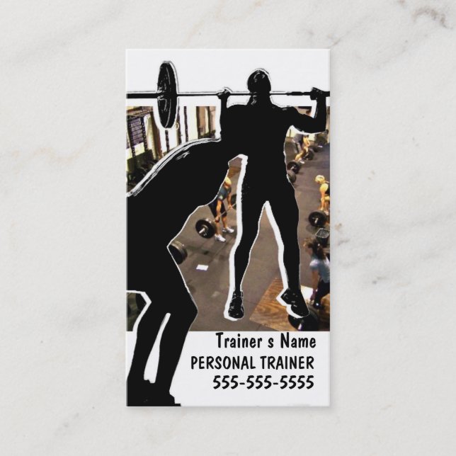 Personal Trainer Business Card (Front)