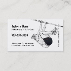 Personal Trainer Business Card