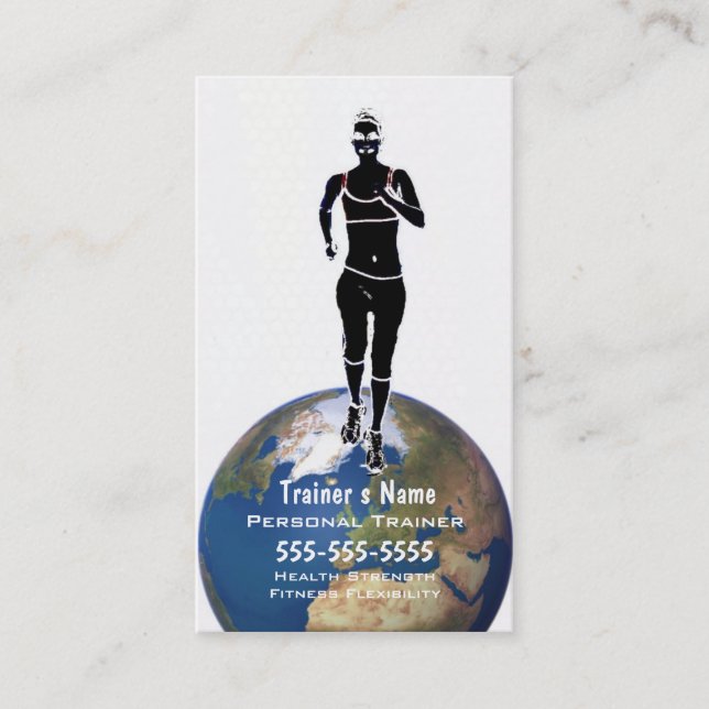 Personal Trainer Business Card (Front)