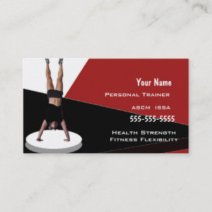Personal Trainer Business Card