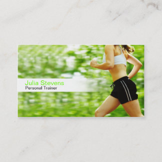 Personal Trainer business card