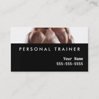 Personal Trainer Business Card