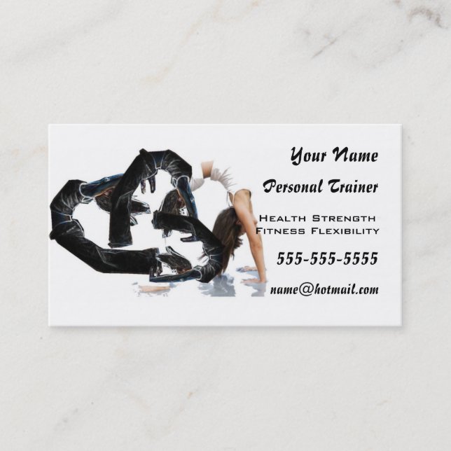 Personal Trainer Business Card (Front)