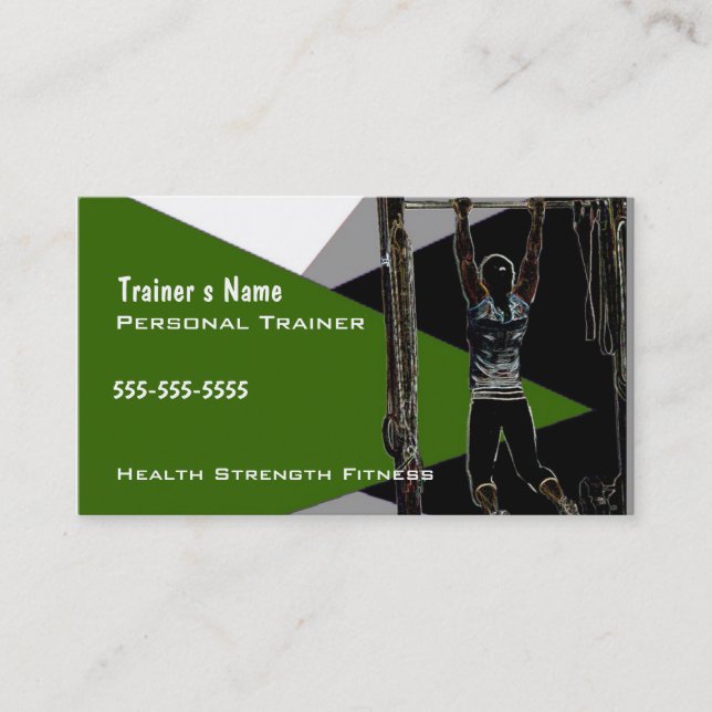 Personal Trainer Business Card (Front)