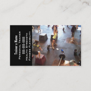 Personal Trainer Business Card