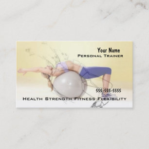 Personal Trainer Business Card